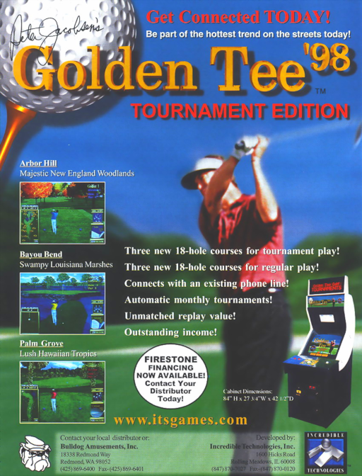 Golden Tee '98 (v1.10) Arcade Game Cover
